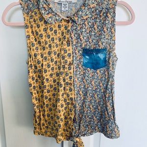 Anthropologie-like PeterPan Collared Top